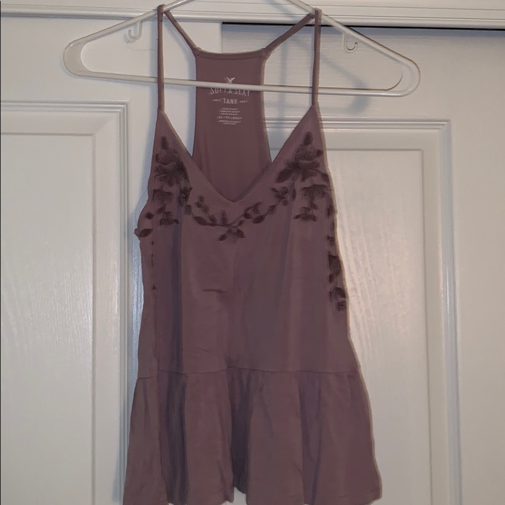 American eagle v neck flowy tank